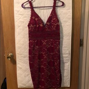 Maroon dress